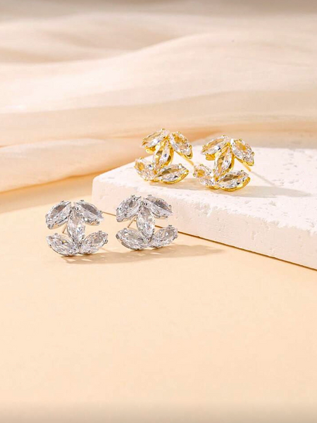 Chance Stud Earring-Gold