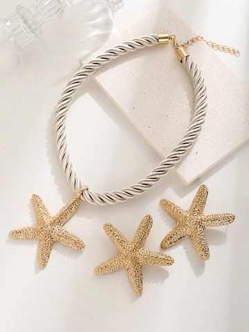 Starfish Necklace Set