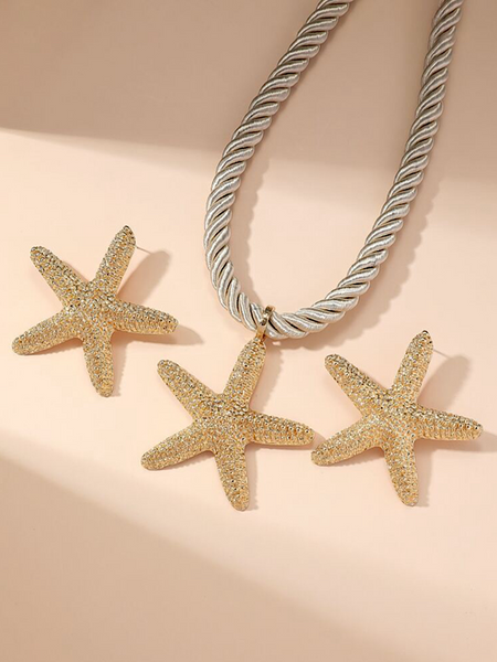 Starfish Necklace Set