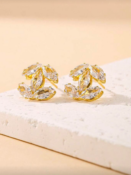 Chance Stud Earring-Gold