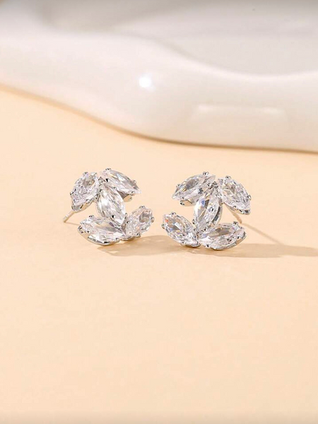 Chance Stud Earring-Silver