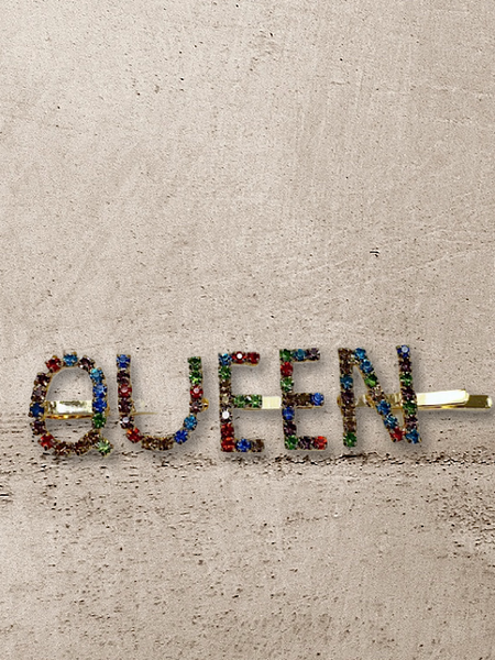 Queen Hair Clip- Multi - bynlonline