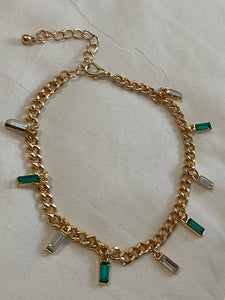 Gem Anklet- Gold - bynlonline