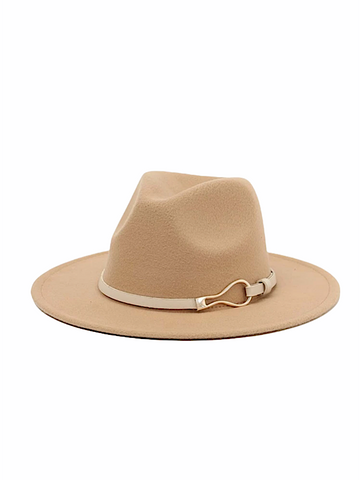 Francis Fedora Hat- Beige