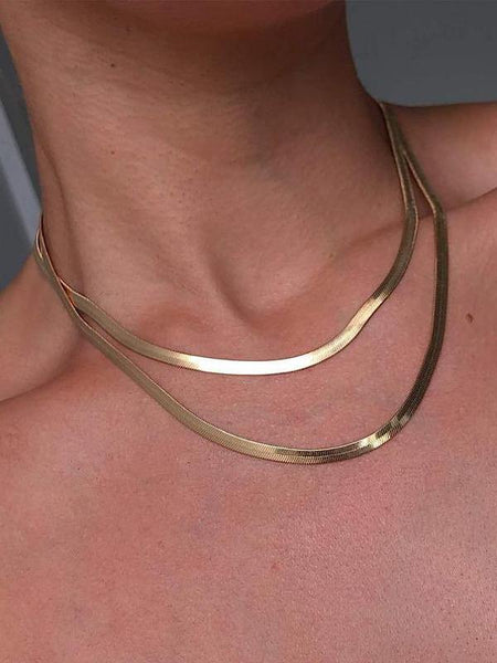 Aubrey Necklace- Gold - bynlonline