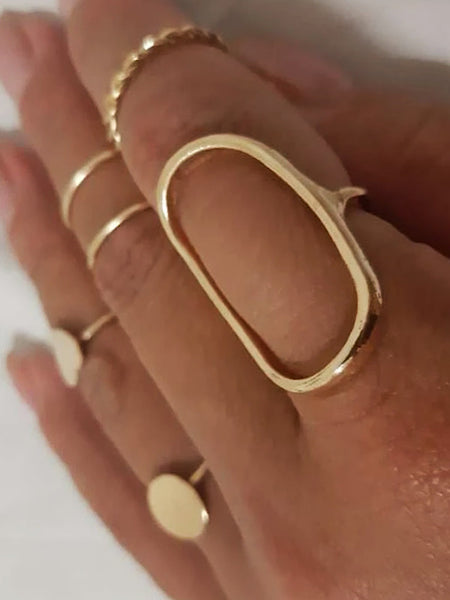 Hollow Ring-Gold