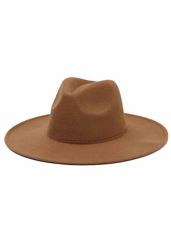 Fedora Hat- Khaki - bynlonline