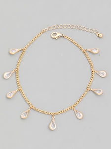 Chandelier Anklet- Gold - bynlonline