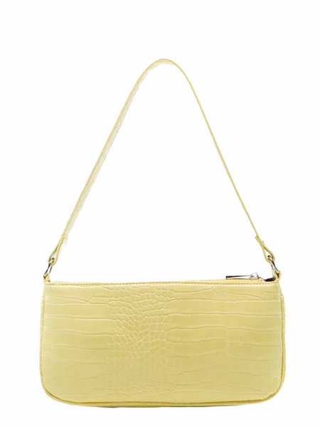 Kylie Baguette Bag- Lime - bynlonline