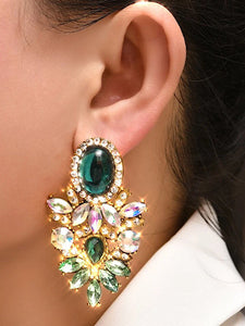 Esmeralda Rhinestone Drop Earring