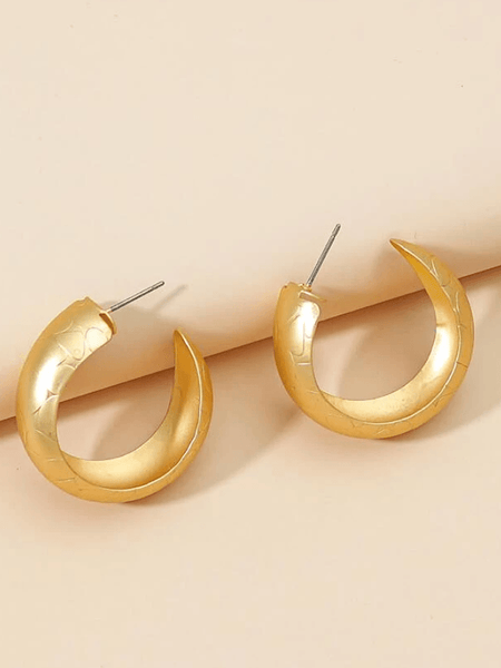 Artsy Cuff Thick Hoop- Gold - bynlonline