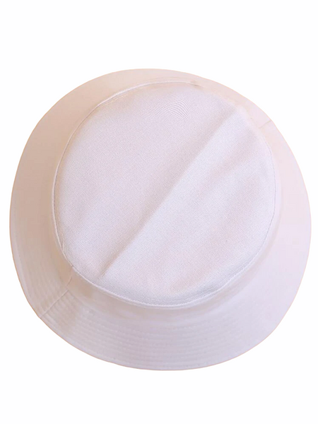 Melanie Bucket Hat- White - bynlonline