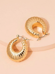 India Hoop- Gold - bynlonline