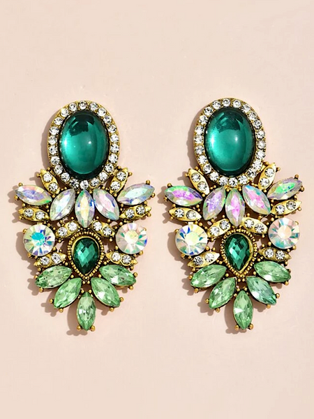 Esmeralda Rhinestone Drop Earring