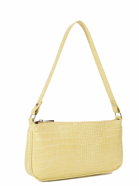 Kylie Baguette Bag- Lime - bynlonline