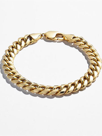 Miami Cuban Link Bracelet- Gold - bynlonline