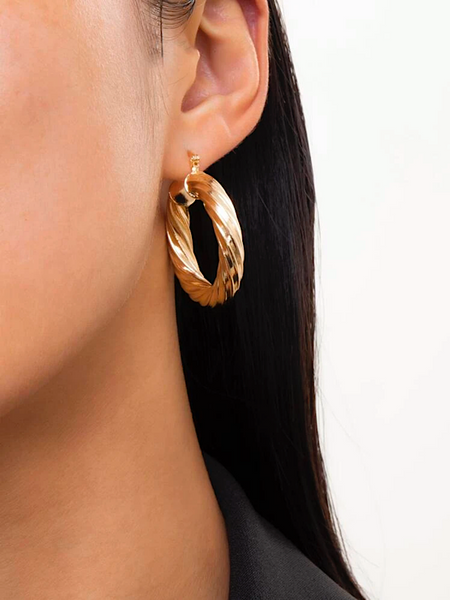 Keyla Hoop Earring- Gold