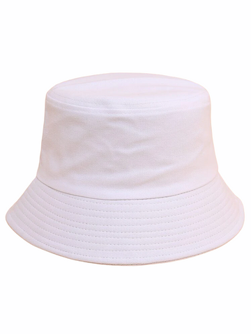 Melanie Bucket Hat- White - bynlonline