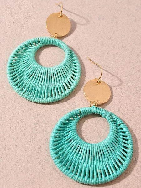 Boho Chic Earring- Mint - bynlonline